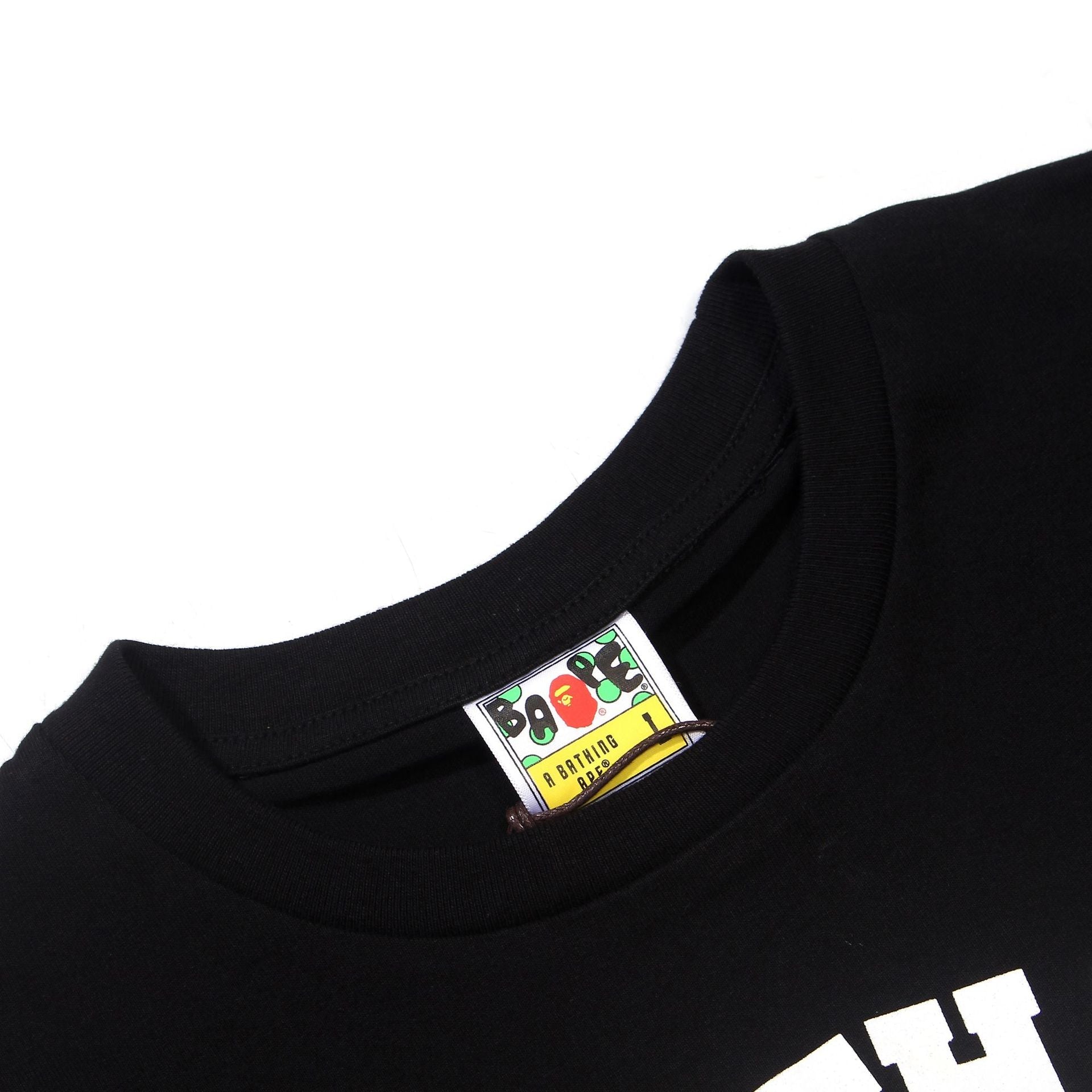 Bape Bearbrick T-Shirt Casual Letter Printed Round Neck Short Sleeve