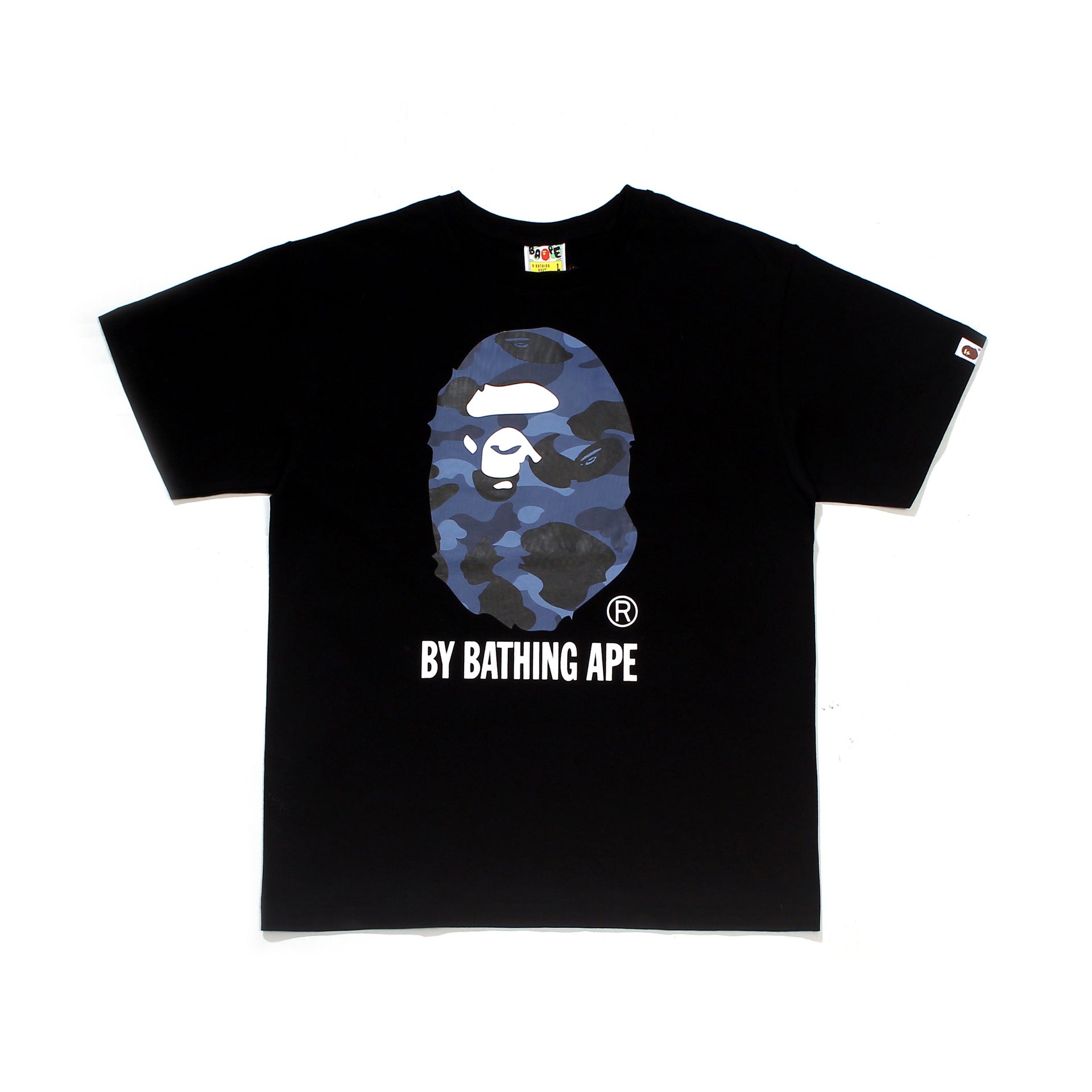 Bape Bearbrick T-Shirt Casual Letter Printed Round Neck Short Sleeve